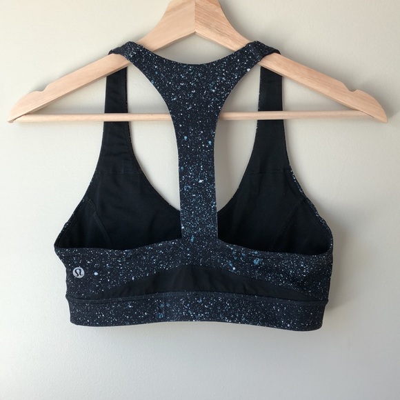 Lululemon black racerback sports bra - Picture 2 of 5